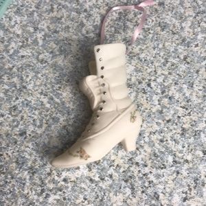 Fancy high boot ornament